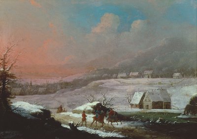 Paesaggio invernale tedesco da Peter von Bemmel